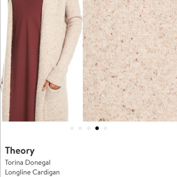 Theory Long Cardigan Sweater Coat - Picture 4 of 7